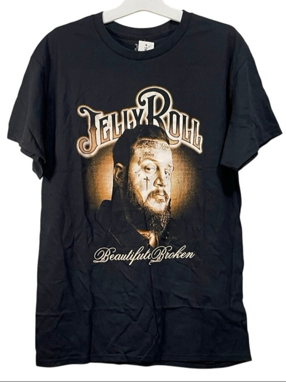 Jelly Roll Black Graphic Tee - Beautifully Broken